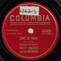 Matty Malneck Orch 78 Song Of India / Meditation E- SH3F - £5.46 GBP