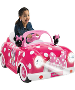 Minnie Mouse Convertible Car Battery-Powered Vehicle w/ Sound Effects, A... - $199.99