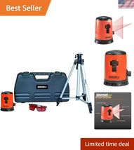 Level &amp; Tool 40-0921 Self-Leveling Cross-Line Laser Kit, 19 x 10", Red, ... - $207.29