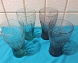 4 COCA COLA VINTAGE LOOK GLASSES - 6 INCH TALL - 12 OUNCE - Free Shipping - £22.21 GBP