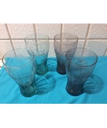 4 COCA COLA VINTAGE LOOK GLASSES - 6 INCH TALL - 12 OUNCE - Free Shipping - £22.27 GBP
