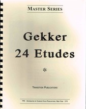 Master Series - Gekker 24 Etudes for Trumpet - Comb Bound - Charles Coli... - £11.79 GBP