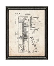 An item in the Art category: Musical Instrument Patent Print Old Look with Black Wood Frame