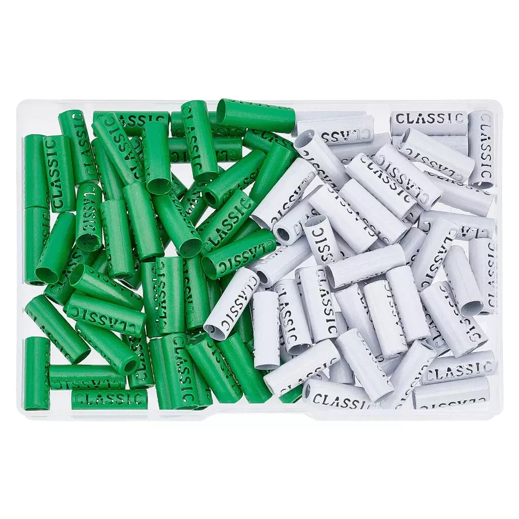 AHANDMAKER 100 Pieces 2 Colors Shape Shoelace Replacement Head, Metal Sh... - $41.32 CAD