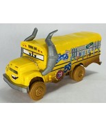 5” Disney Pixar Cars Crazy 8 Crashers Miss Fritter School Bus Mattel 2015 - €16,29 EUR