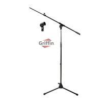 Microphone Stand with Telescoping Boom and Mic Clip Package by GRIFFIN -... - £25.24 GBP