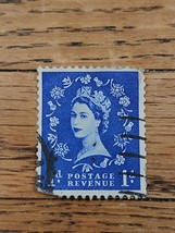 Great Britain Stamp Queen Elizabeth II 1d Used 293 - $0.99