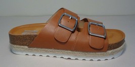 DV Dolce Vita Size 6.5 M CARTHER Tan Slide Sandals New Women&#39;s Shoes - £79.01 GBP