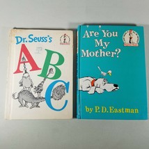 Dr Seuss Books 1960s Are You My Mother 1960 &amp; ABC 1963 Hard Covers - £7.73 GBP
