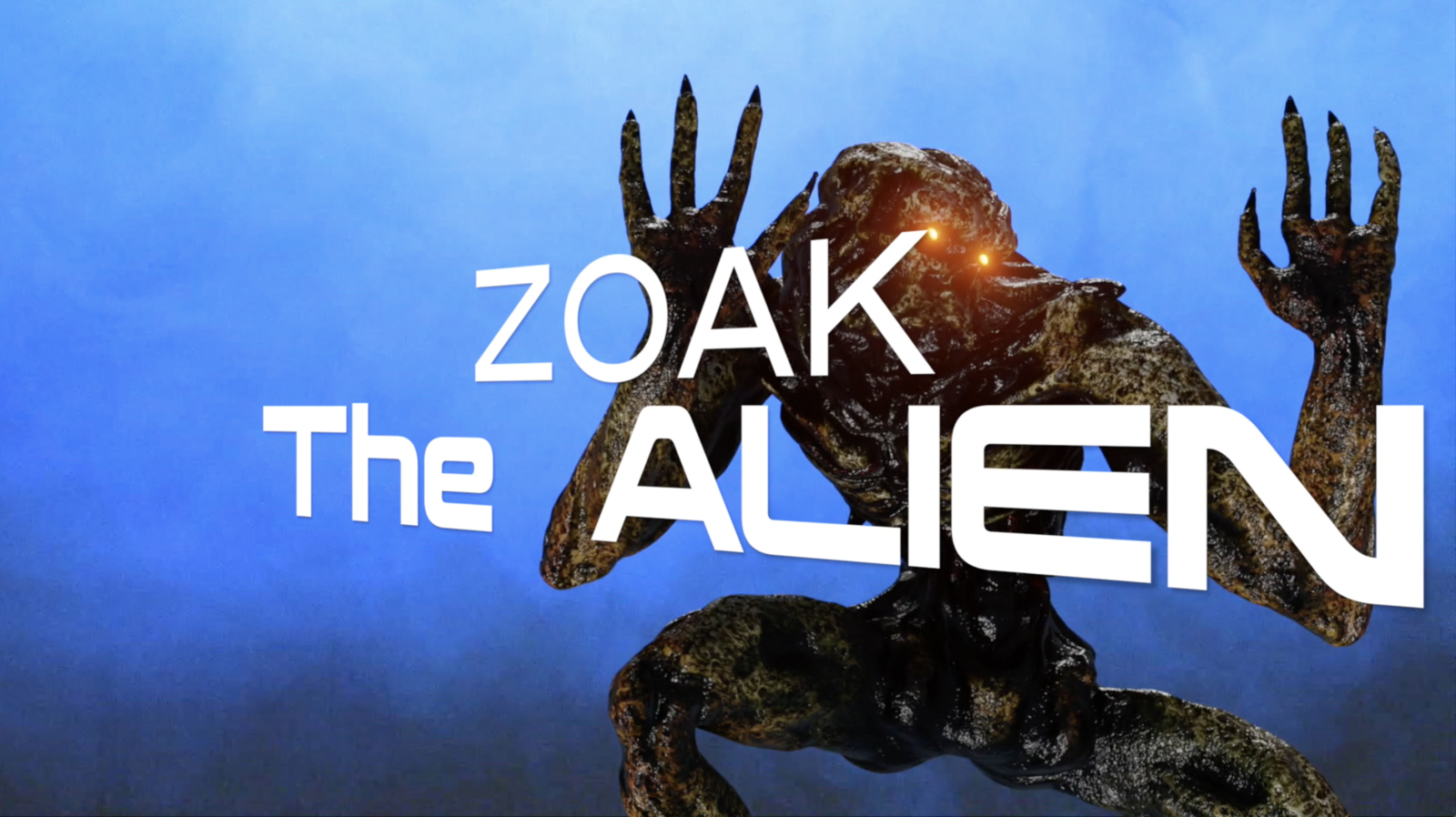 ZOAK THE ALIEN  Halloween Projection Scenes - $30.00