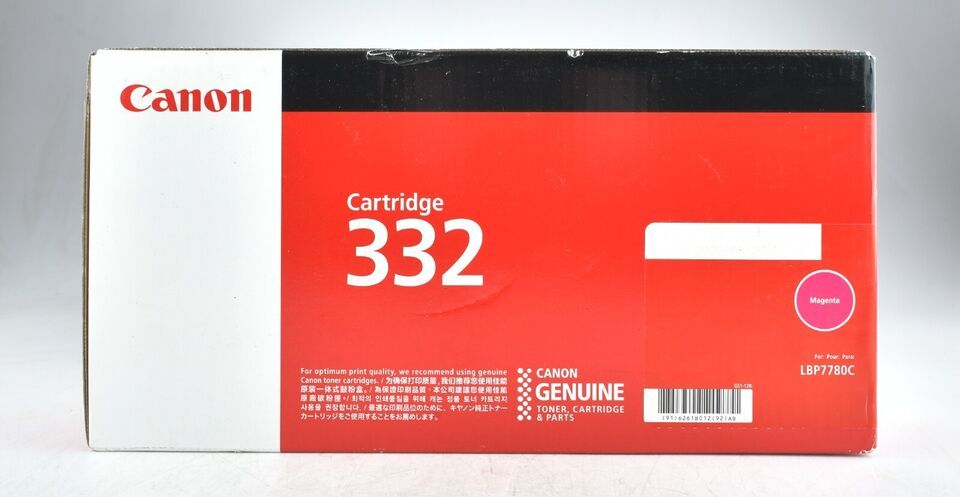 *Genuine OEM Canon 332 MAGENTA Toner Cartridge For LBP7780C - $81.62