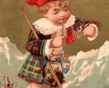 A. Stowell &amp; Co Victorian Trade Card Scotch Pebble Jewelry Boston - $16.34