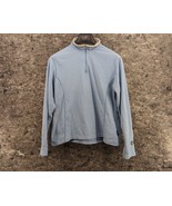 Kuhl Pullover Large Blue 1/4 Zip Fleece Performance Sweater - $26.99