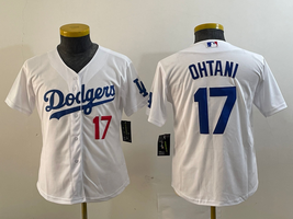 Mens Large Shohei Ohtani #17 Los Angeles Dodgers White Nike Full Stitched Jersey - £29.88 GBP+