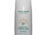 The Face Shop Clean Beauty 50 SPF MINERAL FACE PROTECTION CREAM 1.7 Oz E... - $21.89