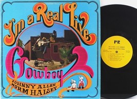 Johnny Allen Norm Halsey I&#39;m a Real Live Cowboy PR 3902 1981 LP Insert VG+ - £9.55 GBP