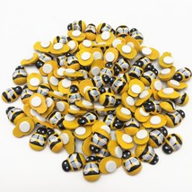 9X12Mm Wood Bumble Bees Stickers Self Adhesive Easter Crafts Toppers Emb... - $13.99