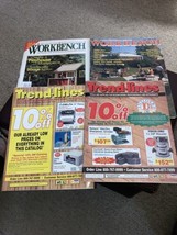 Lot Of 4 Woodworking Magazines 2 Trend-Lines,2 Workbench Magazines  - £7.51 GBP
