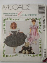 McCall&#39;s 5764 Size 3 Children&#39;s Dress Pantaloon Bear Doll And Clothes - £10.24 GBP