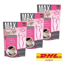 3 x Max Curve Coffee Weight Management Slimming shape Reduce Belly Fat Burn - £33.02 GBP