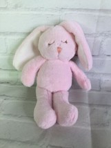 Ganz Lani Bunny Rabbit Pink Plush Stuffed Animal Toy Floppy Ears Eyes Closed - £32.70 GBP