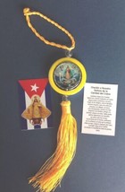 Virgen de la CARIDAD Medal rearview mirror Car Ornament hanging pendant ... - £10.15 GBP