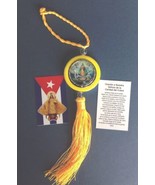 Virgen de la CARIDAD Medal rearview mirror Car Ornament hanging pendant Oshun - $12.75