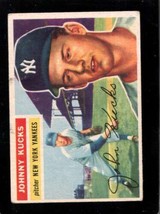 1956 Topps #88B Johnny Kucks Good+ (Rc) Yankees White Backs *NY3995 - £3.53 GBP