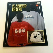 A Sheep Book Sweatshirt Design Craft Fabric Painting Patterns Humor Chri... - $2.99