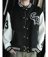 Chrome Hearts Timmy Varsity Jacket With Genuine Leather Sleeves - $150.00 - $230.00