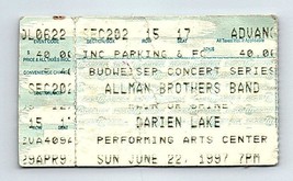 Allman Brothers Band Concert Ticket Stub June 22 1997 Darien Lake New York - £18.71 GBP