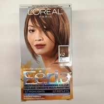 L'Oreal Paris Feria 62 Light Iridescent Brown Multi-Faceted Shimmering Hair - $14.53
