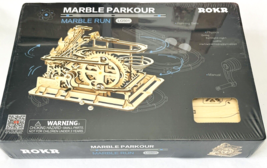 ROKR Marble Run 3D Wood Puzzle Kit Mechanical Model DIY 14+ LG501 Robotime NIB - £46.39 GBP