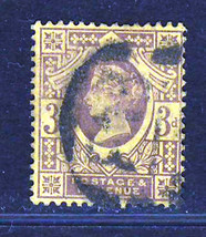 Great Britain Fine Used Postage &amp; Revenue Stamp Queen Victoria 3d - £0.87 GBP