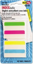 Redi-Tag Write-On Removable Index Tabs, 2 x 11/16 Inches, 48 Tabs per Pack - $14.62 CAD