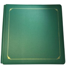 Creative Memories 12x12 green album, with pages, EUC, foil trim - £34.20 GBP