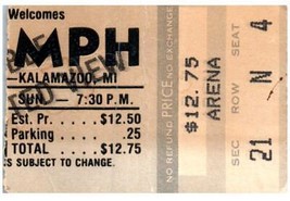 Vintage Triumph Ticket Stub Janvier 6 1985 Kalamazoo Michigan - £27.87 GBP