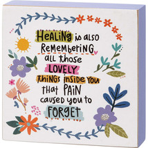 "All Those Lovely Things Inside You" Inspirational Block Sign - $8.95
