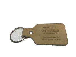 Vintage Promo Key Ring INTERNATIONAL GAMES OF CANADA LTD. Keychain Porte... - £6.19 GBP