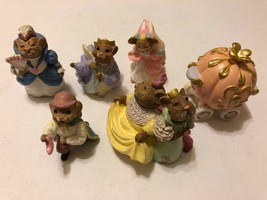  1994 Cinderella Hallmark Merry Miniatures Complete Set 6 pcs  - £15.49 GBP