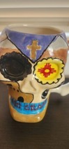 Rio Grande Taos NM 17 Day Of The Dead Sugar Skull 3D Figural Coffee Mug - £11.68 GBP