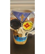 Rio Grande Taos NM 17 Day Of The Dead Sugar Skull 3D Figural Coffee Mug - £11.73 GBP