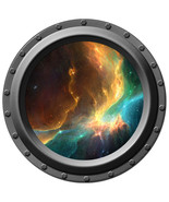 Amber Currents- Porthole Wall Decal - $14.00