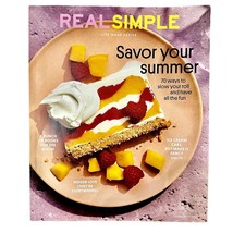 Real Simple Magazine July August 2023 Savor Your Summer Recipes Beach Books - $2.85