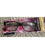FOSTER GRANT +2.00 ~DK RED PLASTIC FRAME READING GLASSES ~ ROXANNA ~ TG0... - $30.00