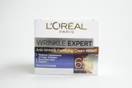 L&#39;Oreal Wrinkle Expert Anti-Wrinkle Fortifying Cream NIGHT 65+ 50 ml - $608.46 MXN
