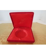 Vtg Van Cleef &amp; Arpels Red Velvet Box Only for Moon Drops Demi Makeup Ca... - $4.90