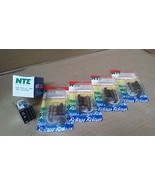 (NIB) (5) NTE R14-17D10-12 PLUG-IN RELAYS / 4PDT / 10AMP CXONTACTS / 12V... - $41.11 CAD
