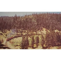 Postcard Feather River Canyon Loop Western Pacific Railroad at Spring Garden - £7.20 GBP