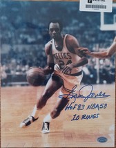 Sam Jones (d.2021) Boston Celtics Signed Autograph 8x10 Basketball Photo COA - $139.08